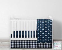 Buffalo Plaid Woodland Nursery Crib Set- YOU CHOOSE WHICH ITEMS- Blanket, Skirt, Sheet, Bumpers and Changing pad cover