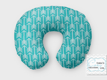 Coral Arrow Nursing Pillow Cover- Boppy Cover, Jolly Jumper C Cover or Boomerang Cover