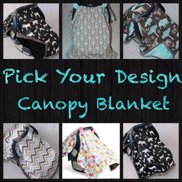 PICK YOUR DESIGN - Canopy Blanket- Panel Style