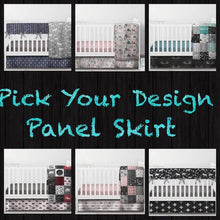 PICK YOUR DESIGN - Panel Style Crib Skirt