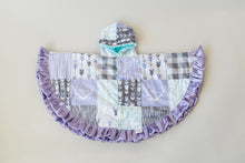 Woodland Creatures Circular Minky Ponchos- with RUFFLES
