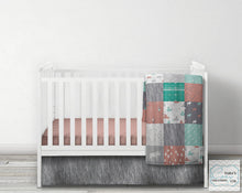 Panel Style Minky Blanket- "Woodland Collection" Minky - Woodland Patchwork Blanket- Baby Size up to Twin Size