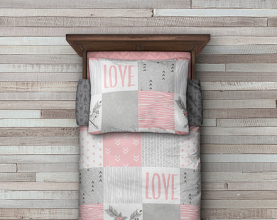 LOVE Boho arrow DESIGNER Minky Blanket