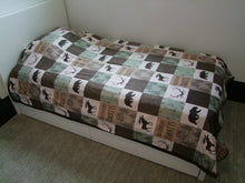 Minky Woodland Patchwork Blanket - Custom - Ready in 1-2 Days