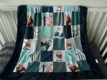 Arctic Cat - Snowmobile Patchwork DESIGNER - Panel Minky Blanket- You Choose the Colors