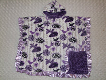 Navy Rose Minky Car Seat Poncho - Baby to Adult Sizing