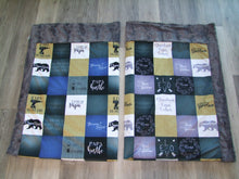 Gramma Grampa Patchwork Designer - Minky Blanket