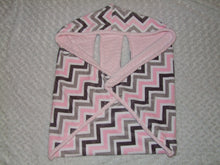 Pink Gray Cozy Wrap Blanket- Car Seat Blanket