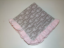 Panel Style Minky Blanket- CUSTOM ARROW Minky Blanket - Baby Size up to Twin Size