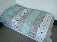 Minky Strip Style Blankets TWIN SIZE/ADULT COUCH SIZE