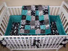 "Woodland Collection" Nursery Crib Set- YOU CHOOSE WHICH ITEMS- Blanket, Skirt, Sheet, Bumpers and Changing pad cover