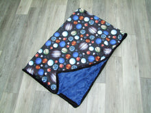 Space Minky Blanket - Planet Minky Blanket
