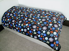 Space Minky Blanket - Planet Minky Blanket