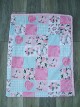 Mothers Minky Blanket - Choose your Back Fabric - Mom Patchwork Minky Blanket