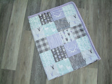 Queen BEE - KING SIZE Custom Designer Minky Blanket - Faux Patchwork - You Choose the Colors!