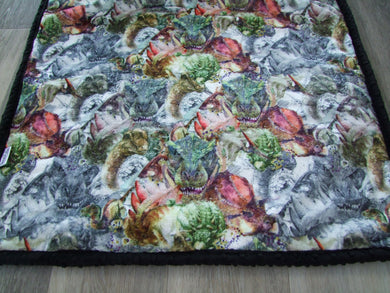 DINO Minky Blanket - LIMITED QUANTITIES