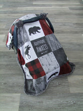 DESIGNER Deer and Woodgrain Minky Canopy Blanket- Car Seat Canopy Blanket- Choose from 12 Color Combos