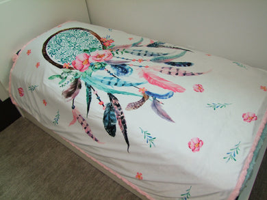 Dream Catcher Designer Minky Blanket