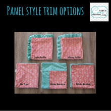 Custom- Panel Style Blanket- Baby up to Twin Size