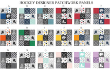 HOCKEY Designer Patchwork MINKY Blanket