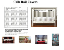 DESIGNER MINKY Crib Rail Covers
