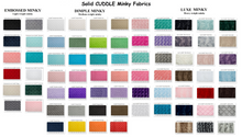 KING SIZE Custom Designer Minky Blanket - Faux Patchwork - Deer Woodgrain - You Choose the Colors!