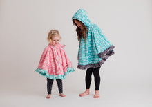 Blossoms Minky Circular Poncho - Baby to Adult Sizing