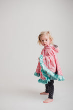 Blossoms Minky Circular Poncho - Baby to Adult Sizing