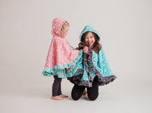 Jungle tales Minky Circular Poncho - Baby to Adult Sizing